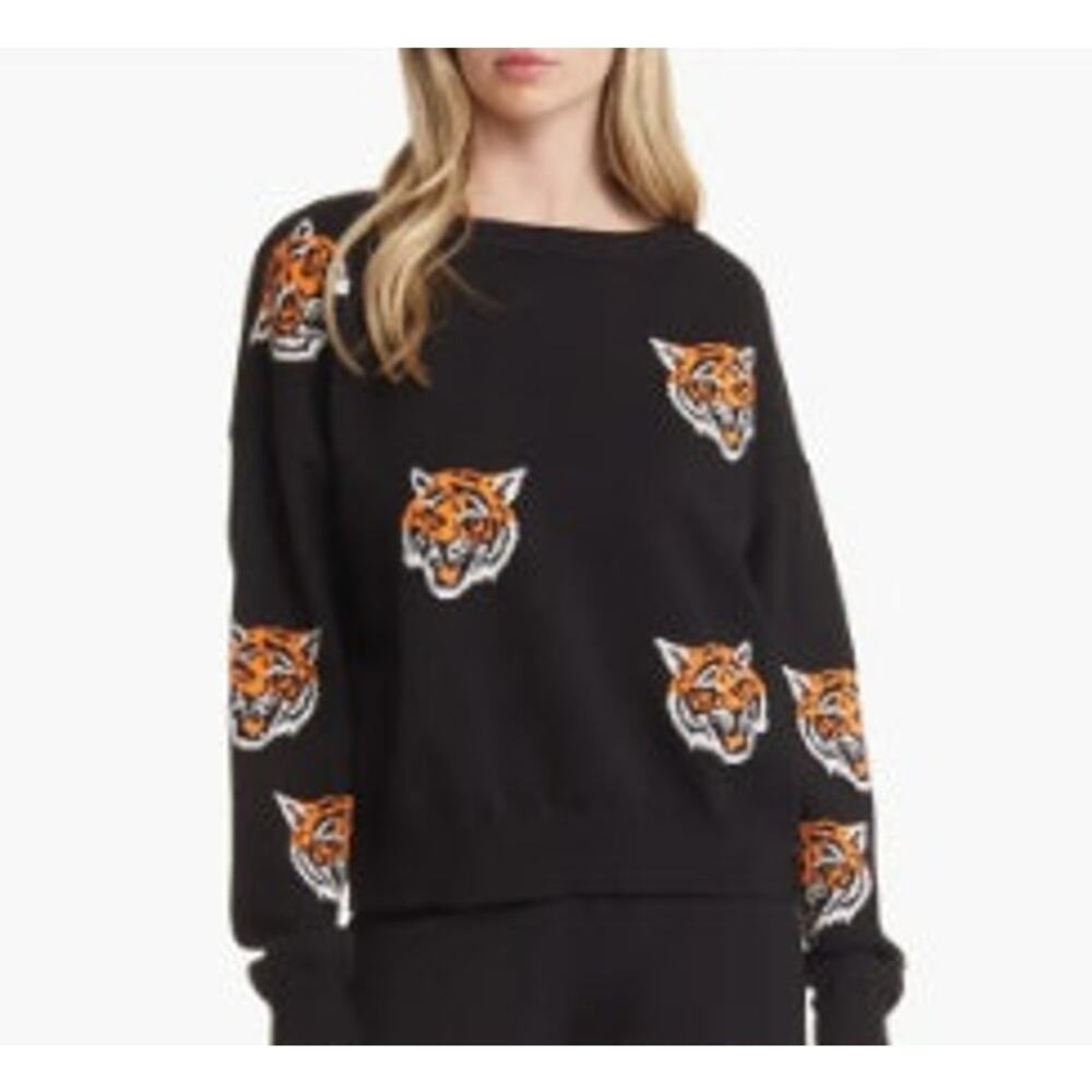 NEW! Dressed in LALA 'Fierce' Knit Sweater in BLACK (L) - Picture 2 of 7